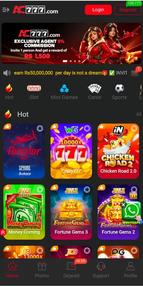AC777 Game apk